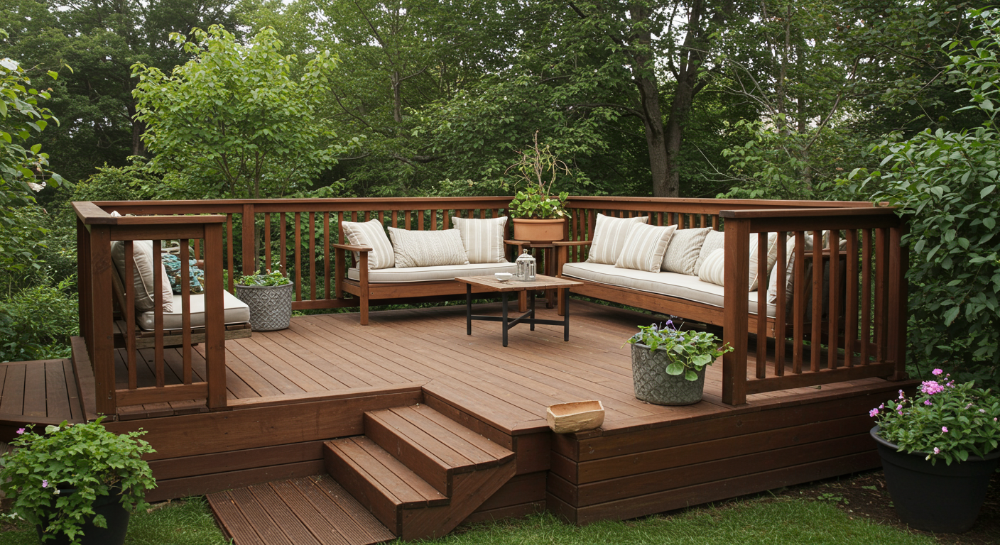Happy Customers Enjoying Their Deck