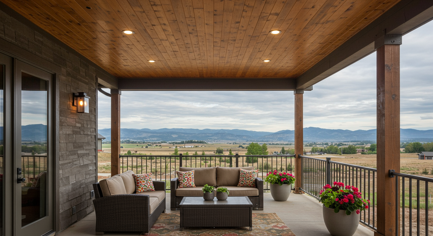 Modern Covered Porch