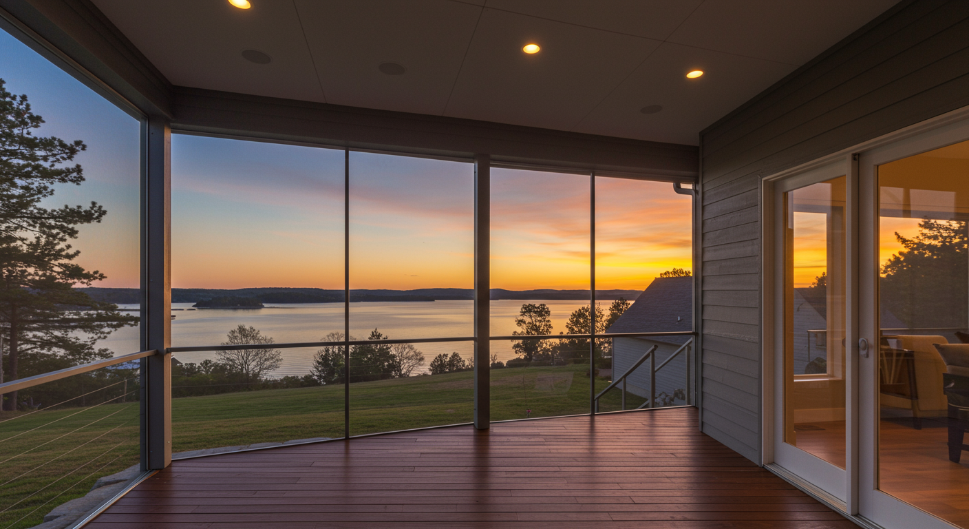 Modern Screened Porch