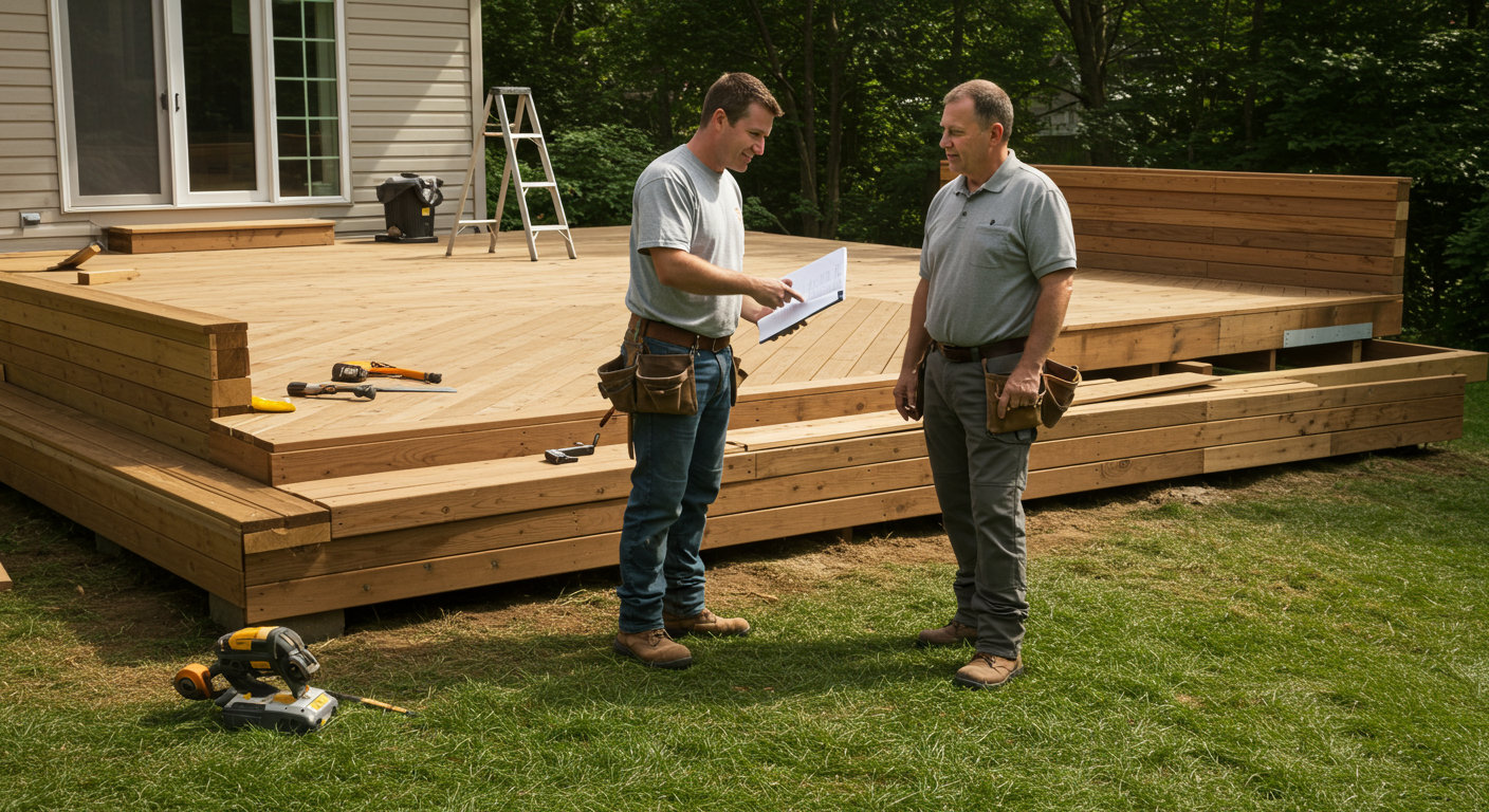 Deck Consultation in Progress