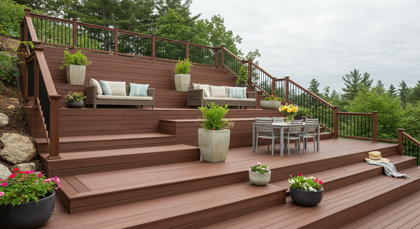 Multi-Tier Deck Design